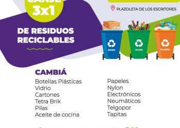 Éste sábado, canje 3 x 1 en «El paseo de los Escritores»