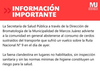 Bromatología advierte abstenerse del consumo de faena clandestina
