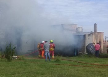 Noetinger: incendio en una granja con pérdidas totales