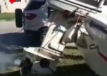 Investigan el robo de un motor Johnson de lancha