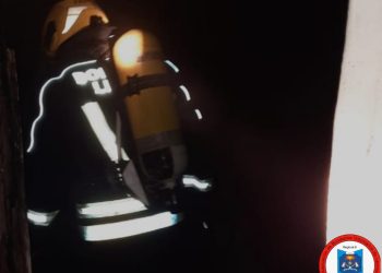 Leones: Incendio en Bº La Fortuna