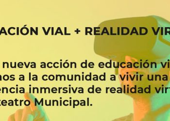 Educación vial + realidad virtual en el Anfiteatro Municipal