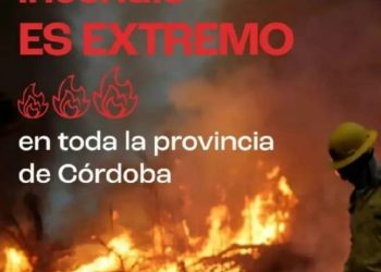 Alerta por alto riesgo de incendios forestales