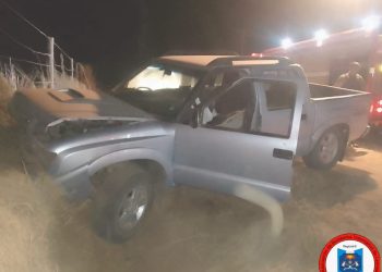 Leones: Accidente rural en solitario