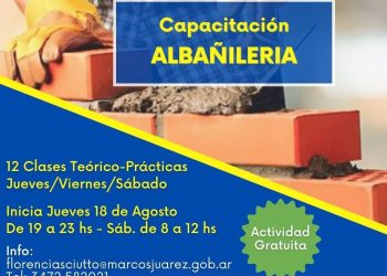 Capacitación en albañilería