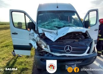 Accidente por alcance en Autopista Rosario/Córdoba Km 441