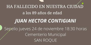 Ha fallecido Juan Héctor Contigiani