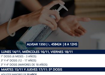 5º dosis de vacuna Covid-19, para mayores de 50 años