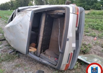 Leones: accidente en solitario en ruta N°9 km 458