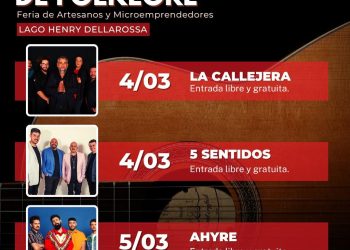 El «Festival Provincial de Folckore» se realizará en el Lago Henry Dellarossa
