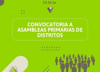 Coyspu Marcos Juárez: Convocatoria a Asambleas Primarias de Distritos