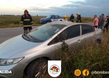 Despiste de vehículo en Ruta Nº 12