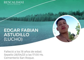El peor desenlace tras el violento accidente moto-auto del Sábado pasado