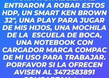 Entraron a una vivienda y robaron objetos tecnológicos