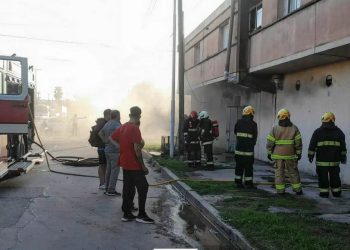 Incendio en el comedor del hotel Las Marías