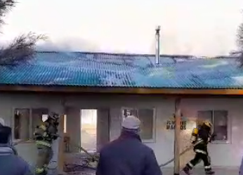 Incendio en la Granja Porcina entre Marcos Juárez y Gral. Roca