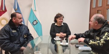 Mantuvieron una reunión, la Intendente con los comisarios de la Departamental Marcos Juárez