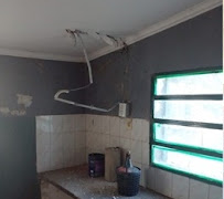 Zona rural de Leones: rompieron todo de una casa en refacción y arrancaron los cables nuevos