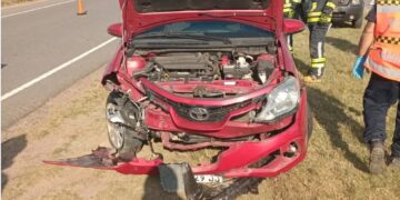 Leones: accidente en solitario en Autopista Córdoba-Rosario