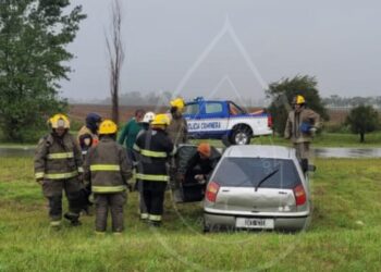 Bell Ville: despiste en solitario en Autopista 9 km 507