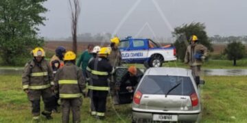 Bell Ville: despiste en solitario en Autopista 9 km 507