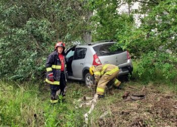 Accidente en RN 9 a la altura del Cementerio Parque