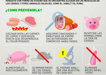 Montes de Oca: cinco casos sospechosos de triquinosis