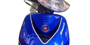 Sustrajeron una motocicleta Gilera Smash 110cc azul, de la Terminal de Omnibus