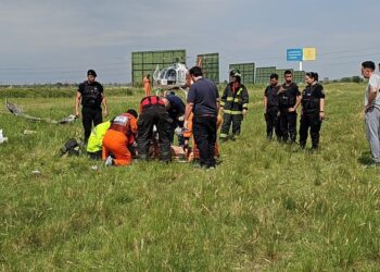 Autopista Córdoba-Rosario: vuelco en el km. 302 con tres ocupantes marcosjuarenses