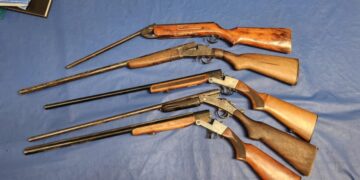 Alto Alegre: allanamiento positivo en zona rural, con recupero de varios elementos sustraídos y armas de fuego