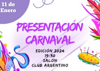 Presentación de los Carnavales 2024 en el Club Argentino