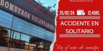 Gral. Roca: tumbo en solitario de camioneta en AU-9 Km 409, sentido mano Rosario-Córdoba