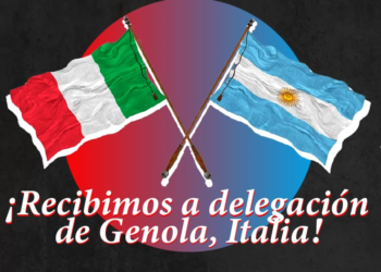 Arriba hoy a Marcos Juárez una delegación de Genola, Italia