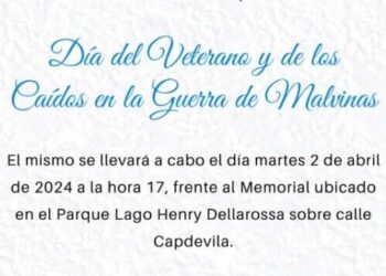 2 de Abril: inauguración del Memorial Veteranos de Malvinas