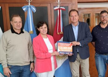 Marcos Juárez recibió aportes destinados a obras en el Parque Industrial y Centro Comercial a cielo abierto