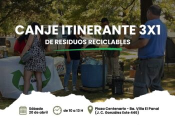 Canje Itinerante 3X1: en Bº El Panal