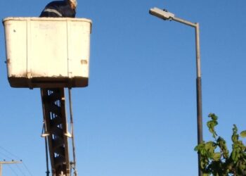 Renovación de luminarias en la ciudad