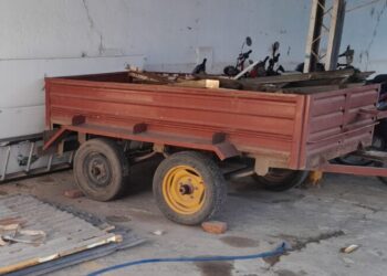 Robaba materiales de construcción y fue aprehendido en flagrancia