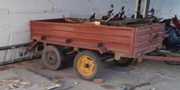 Robaba materiales de construcción y fue aprehendido en flagrancia