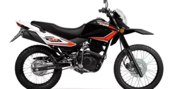 Leones: sustrajeron motocicleta Motomel SKUA 200, dominio A117 FQB, de color negra y roja