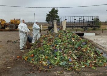 Sara Majorel inauguró la nueva planta de compostaje