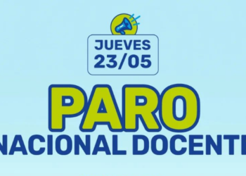 Paro nacional docente: jueves 23 de Mayo