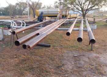 Fabricación de columnas para más luminarias led