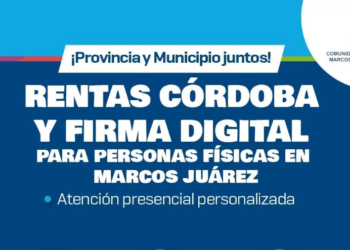 Hoy, Oficina Móvil en Marcos Juárez: Rentas Córdoba y firma digital