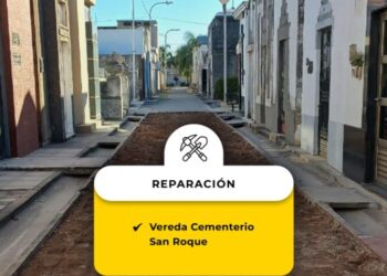 Continúan los trabajos en el Cementerio Municipal