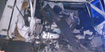 Armstrong: accidente por alcance entre dos camiones en AU Córdoba-Rosario, km 378