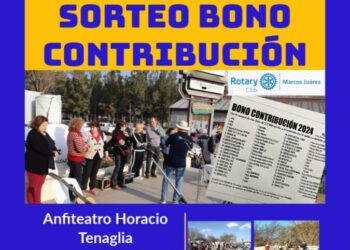 El Rotary Club Marcos Juárez prepara un nuevo sorteo del bono contribución