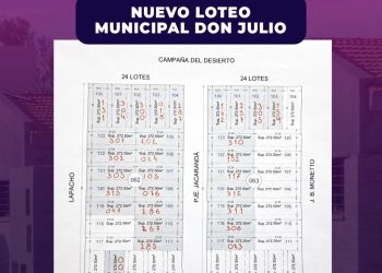 El municipio dio a conocer a los adjudicados del loteo Don Julio