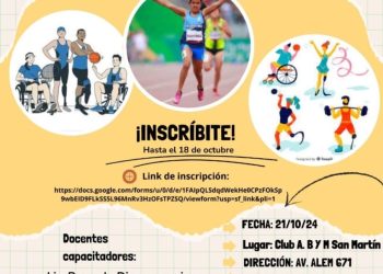 Se realizará una capacitación sobre deporte adaptado y entornos inclusivos