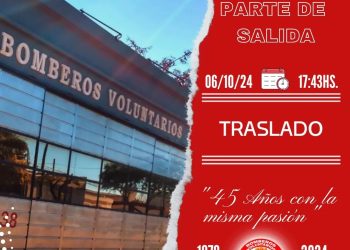 General Roca: bomberos trasladaron a un jugador de fútbol luego de chocar con uno del otro equipo